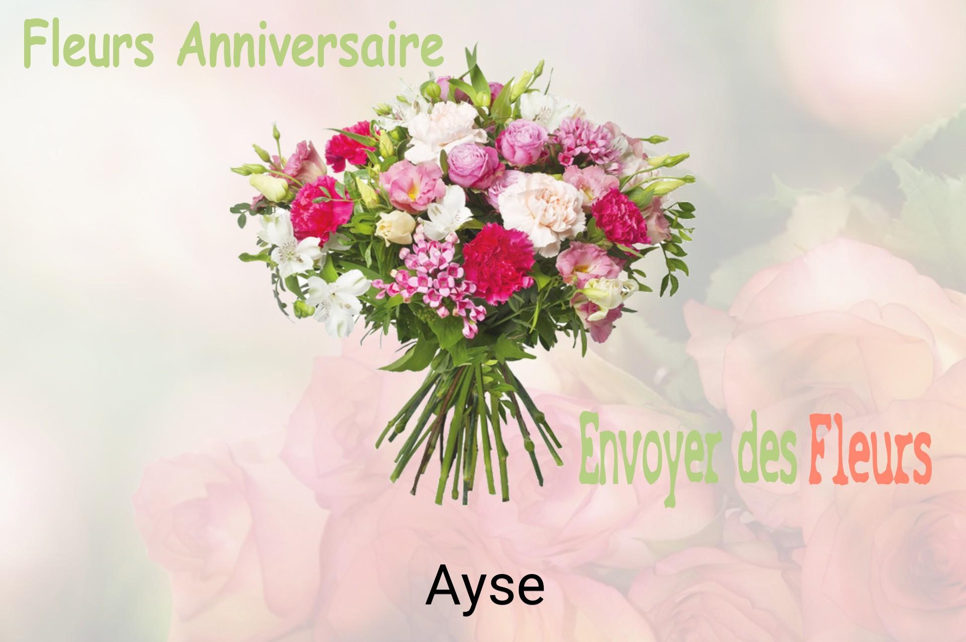 Bouquet de fleurs d’anniversaire livré à Ayse